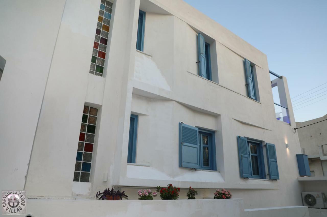 Located By The Sea One Beachfront Private Captain Lazaros Pool Villa With Loft In 750Sqm Spacious Private Plot-Jacuzzi-Sunrelax-Furnished Terace-Gazebo-Private Parking,Sleep 3 Adults And 2 Children, Just Steps From The Black Beach-Seaview Perissa  Esterno foto